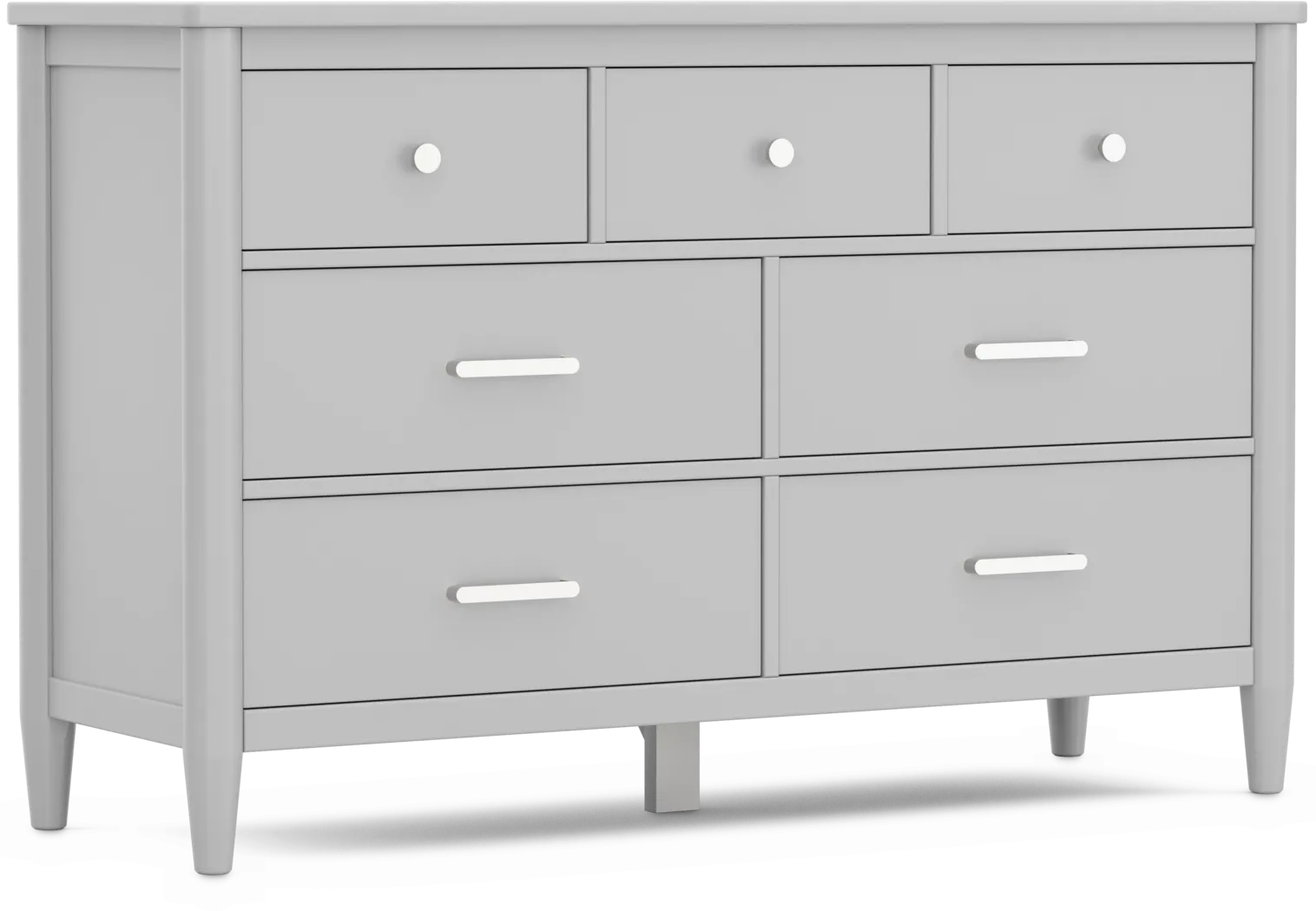 Kids Modern Colors Light Gray Twin Panel Bedroom - Thumbnail - Image 5
