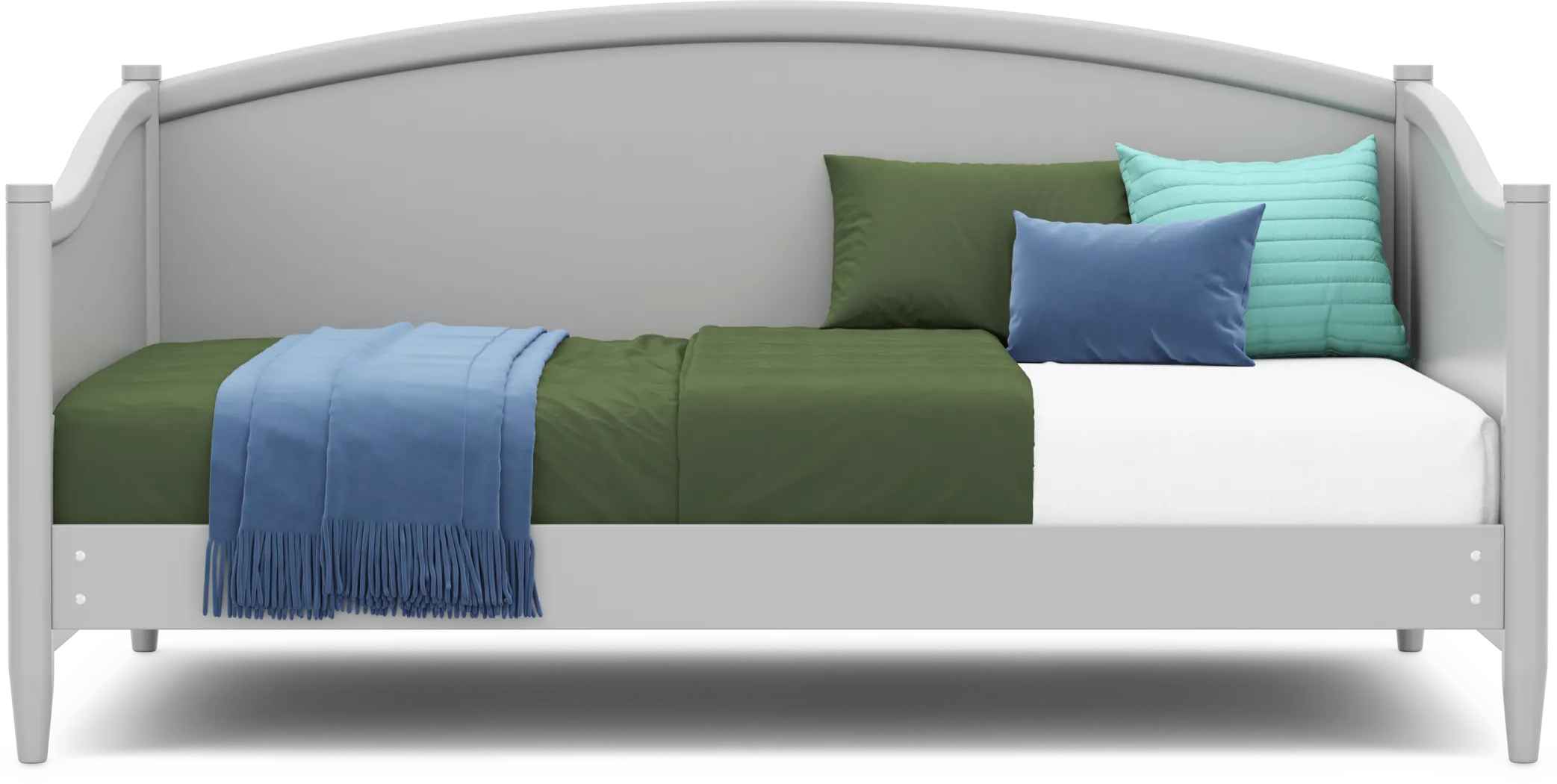 Kids Modern Colors Light Gray Full Daybed - Thumbnail - Image 2