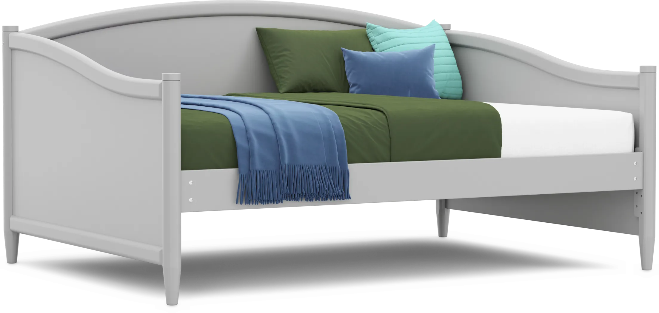 Kids Modern Colors Light Gray Full Daybed - Thumbnail - Image 3