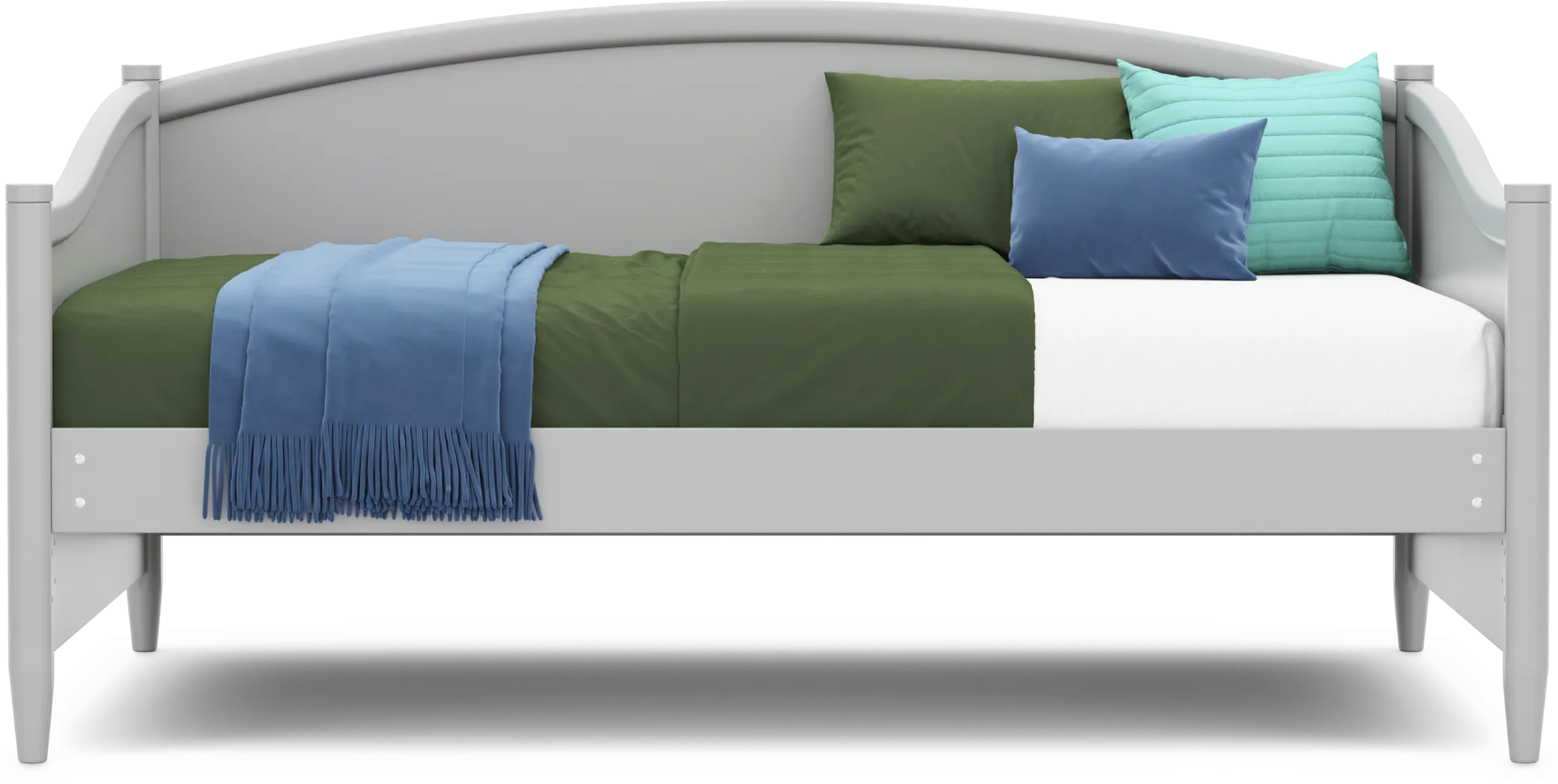 Kids Modern Colors Light Gray Full Daybed - Thumbnail - Image 4