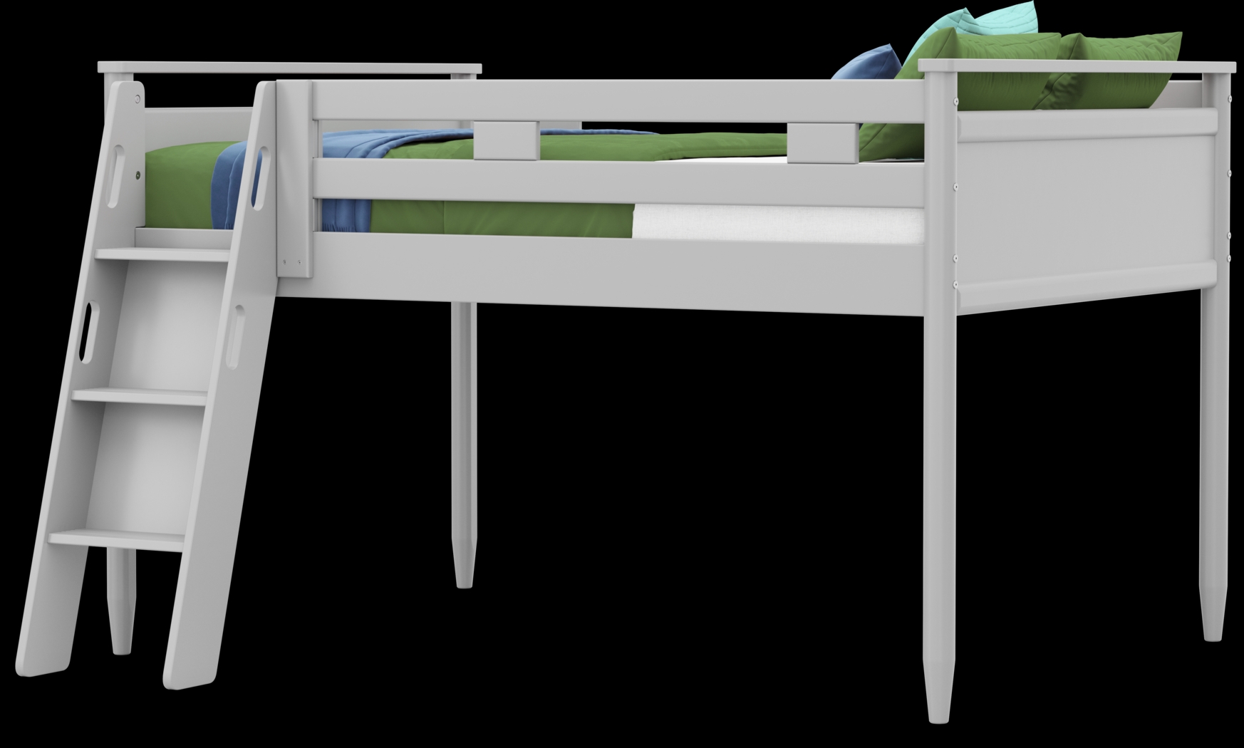 Kids Modern Colors Light Gray Full Loft - Thumbnail - Image 3