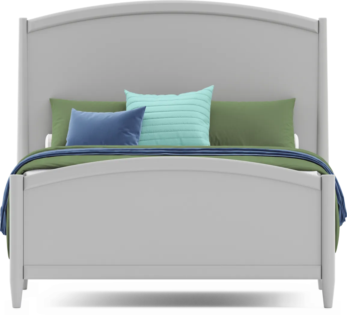 Kids Modern Colors Light Gray Full Panel Bedroom - Thumbnail - Image 3