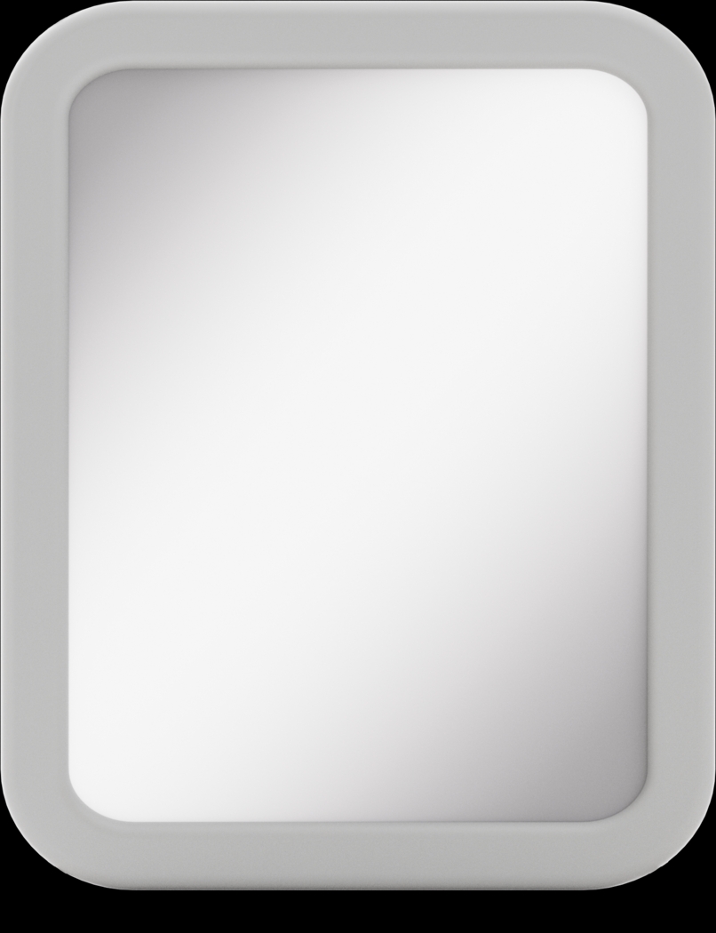 Kids Modern Colors Light Gray Mirror - Thumbnail - Image 1
