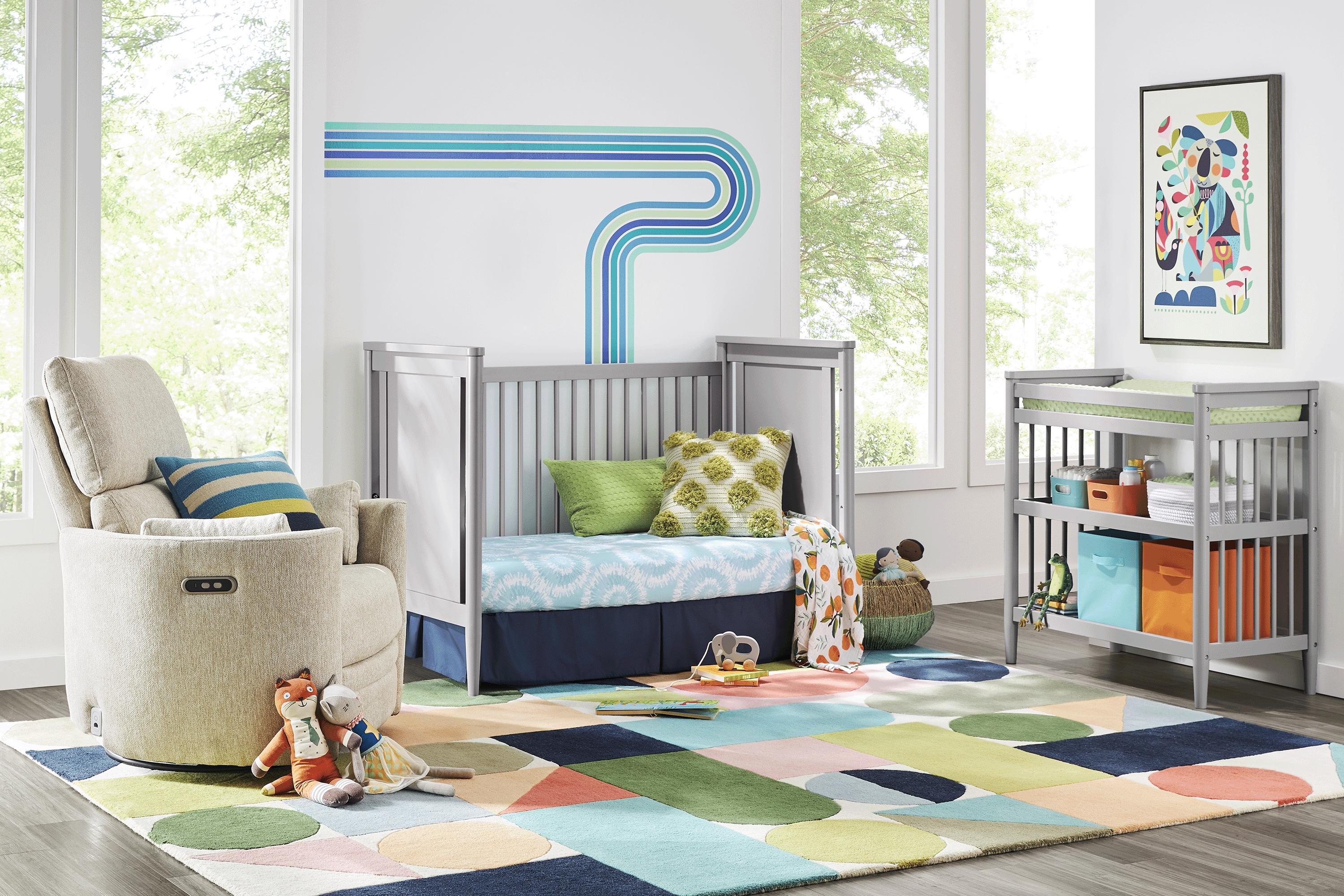 Modern Colors Light Gray Toddler Rail - Thumbnail - Image 4