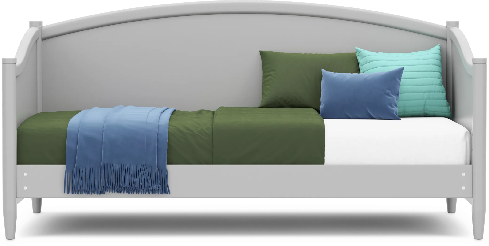 Kids Modern Colors Light Gray Twin Daybed - Thumbnail - Image 2