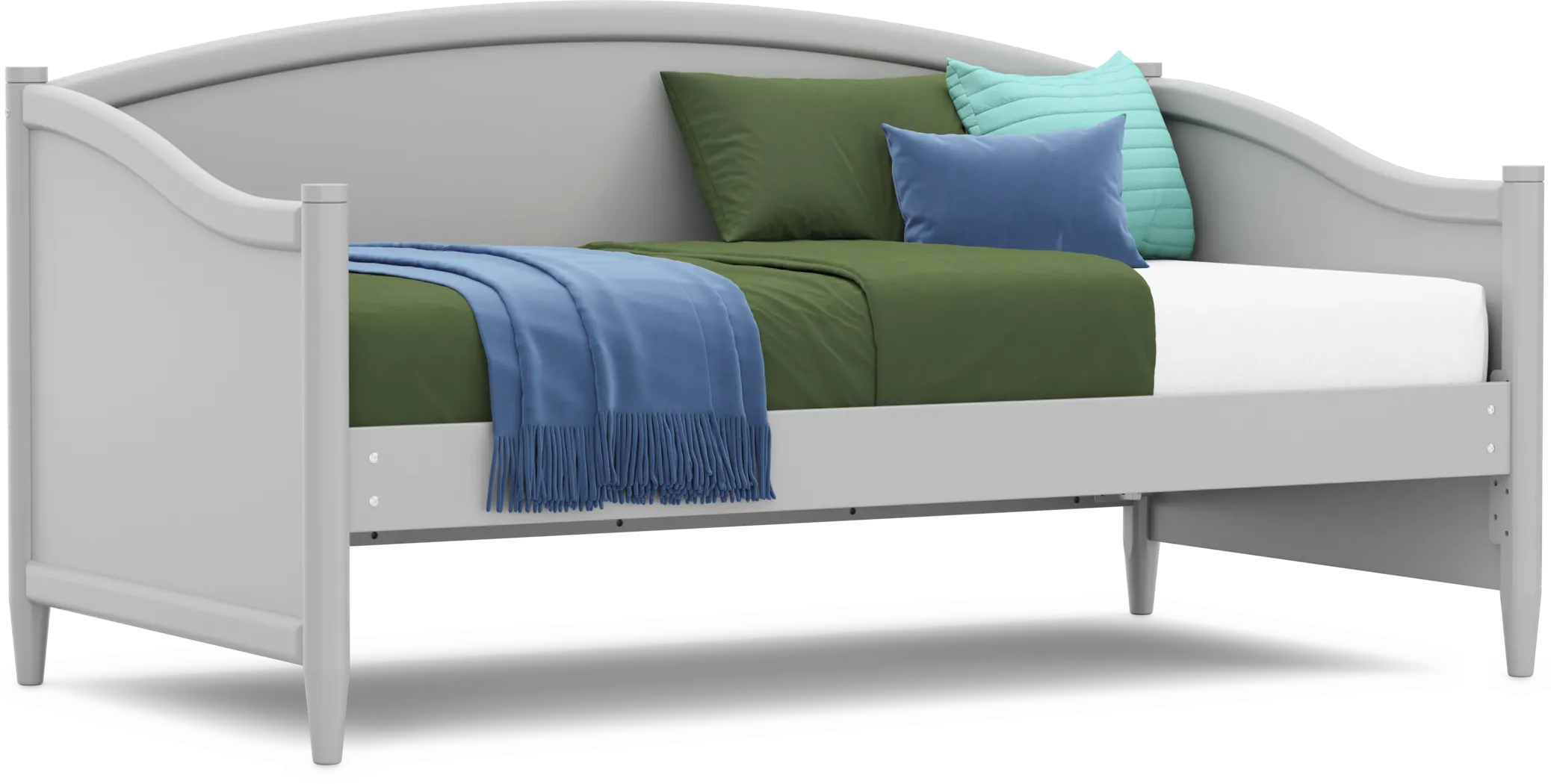 Kids Modern Colors Light Gray Twin Daybed - Thumbnail - Image 3