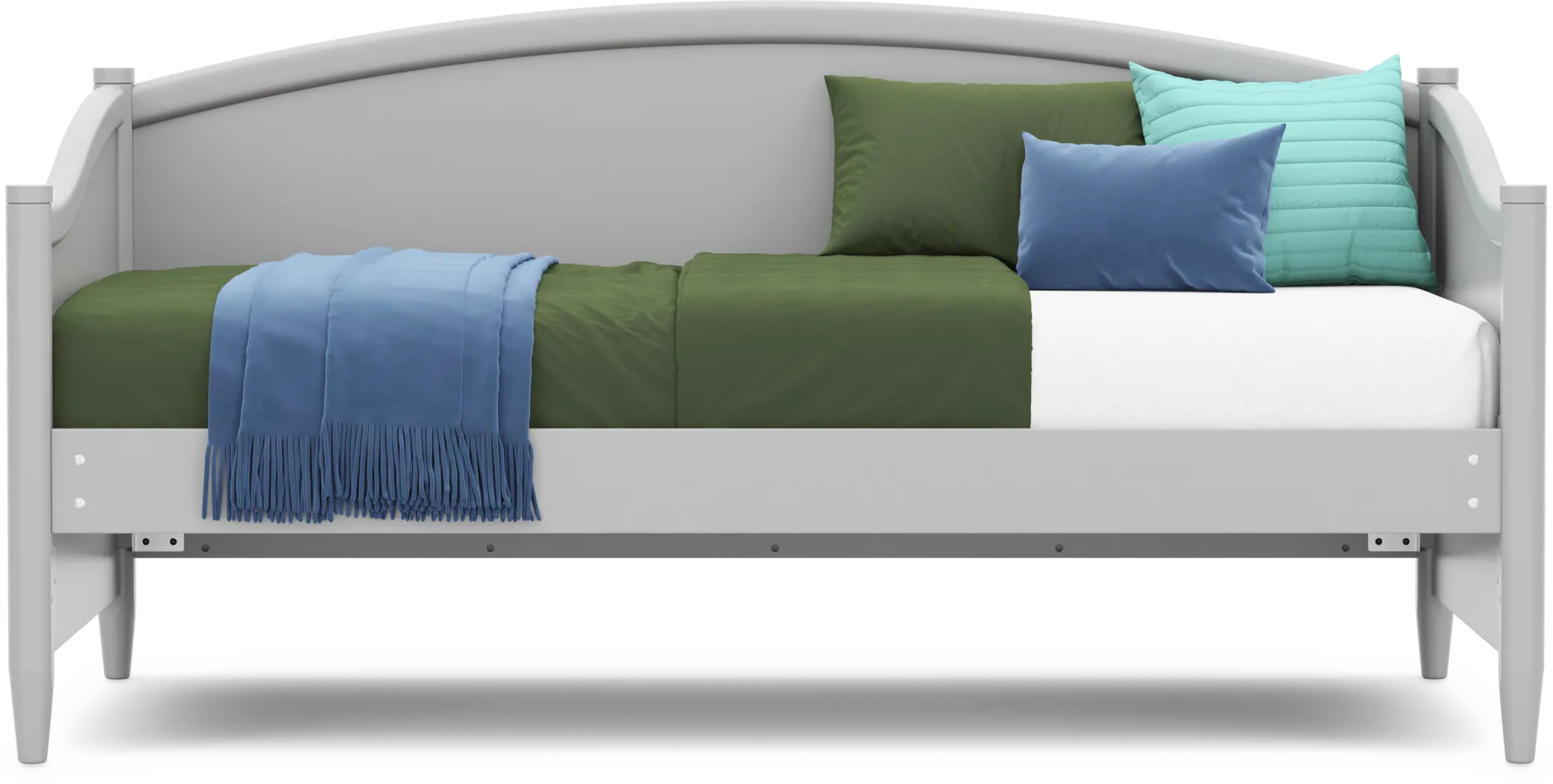Kids Modern Colors Light Gray Twin Daybed - Thumbnail - Image 4