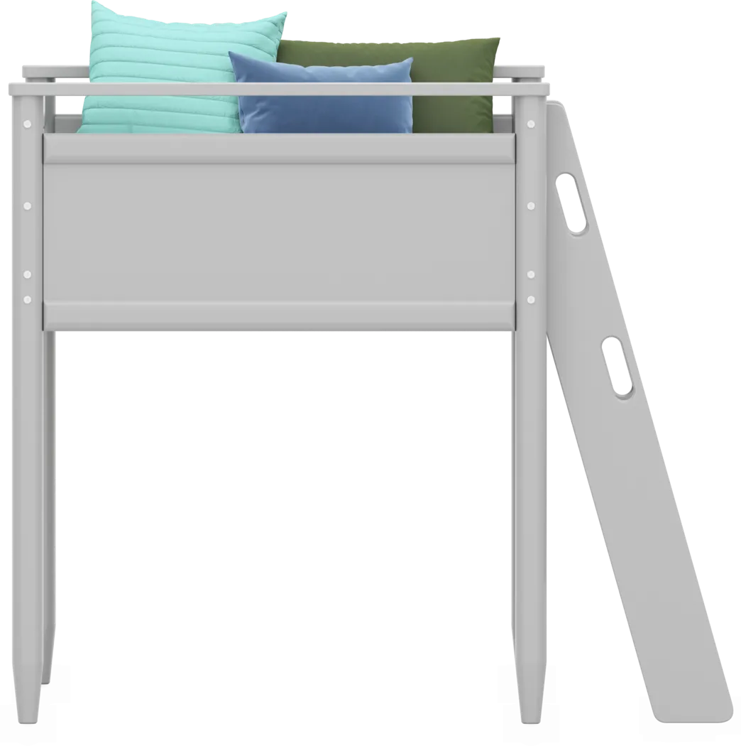 Kids Modern Colors Light Gray Twin Loft - Thumbnail - Image 3