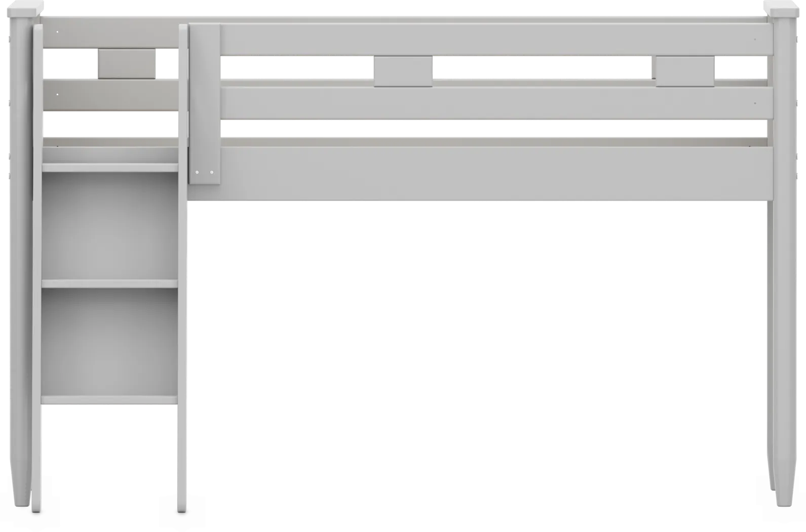 Kids Modern Colors Light Gray Twin Loft - Image 5
