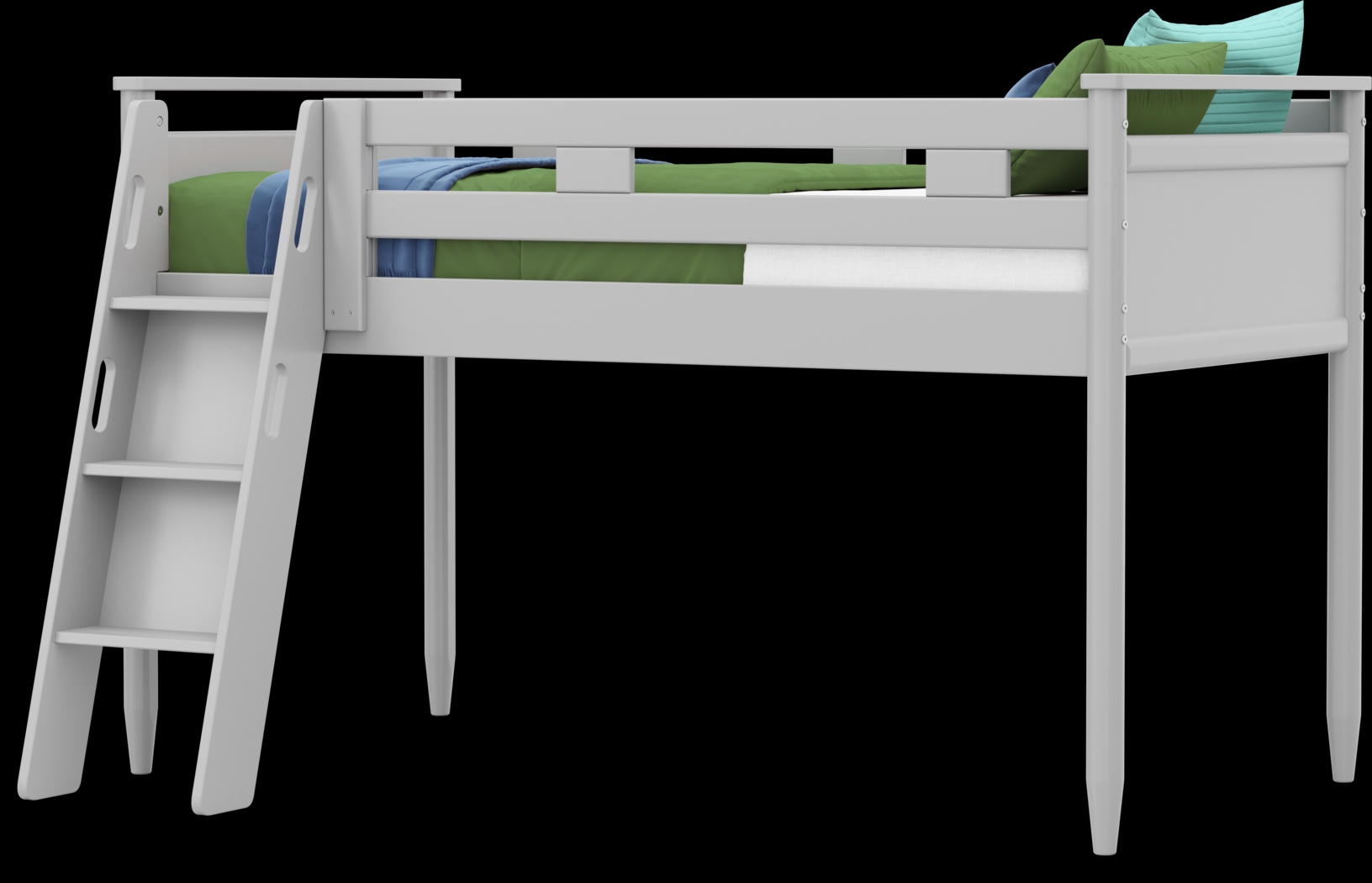 Kids Modern Colors Light Gray Twin Loft - Thumbnail - Image 3