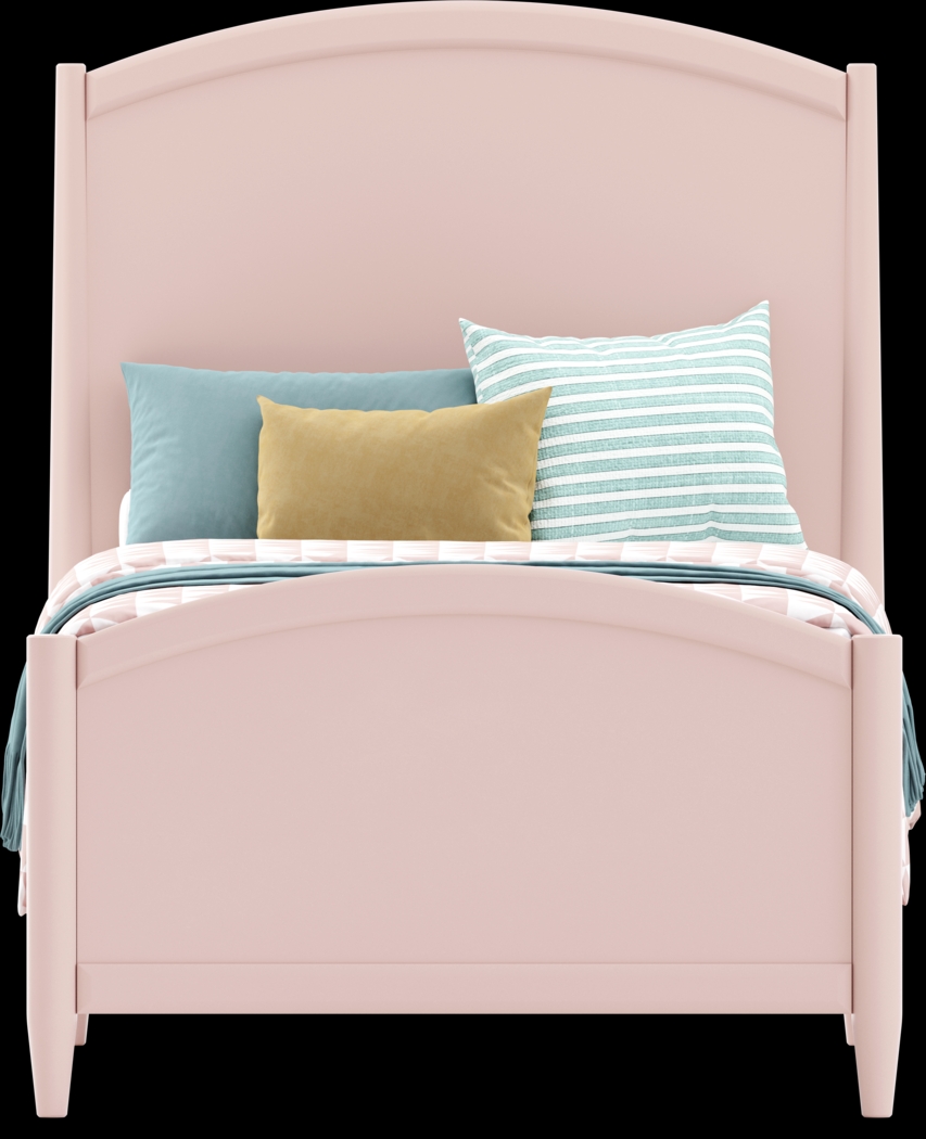 Kids Modern Colors Pink Twin XL Panel Bed - Thumbnail - Image 4