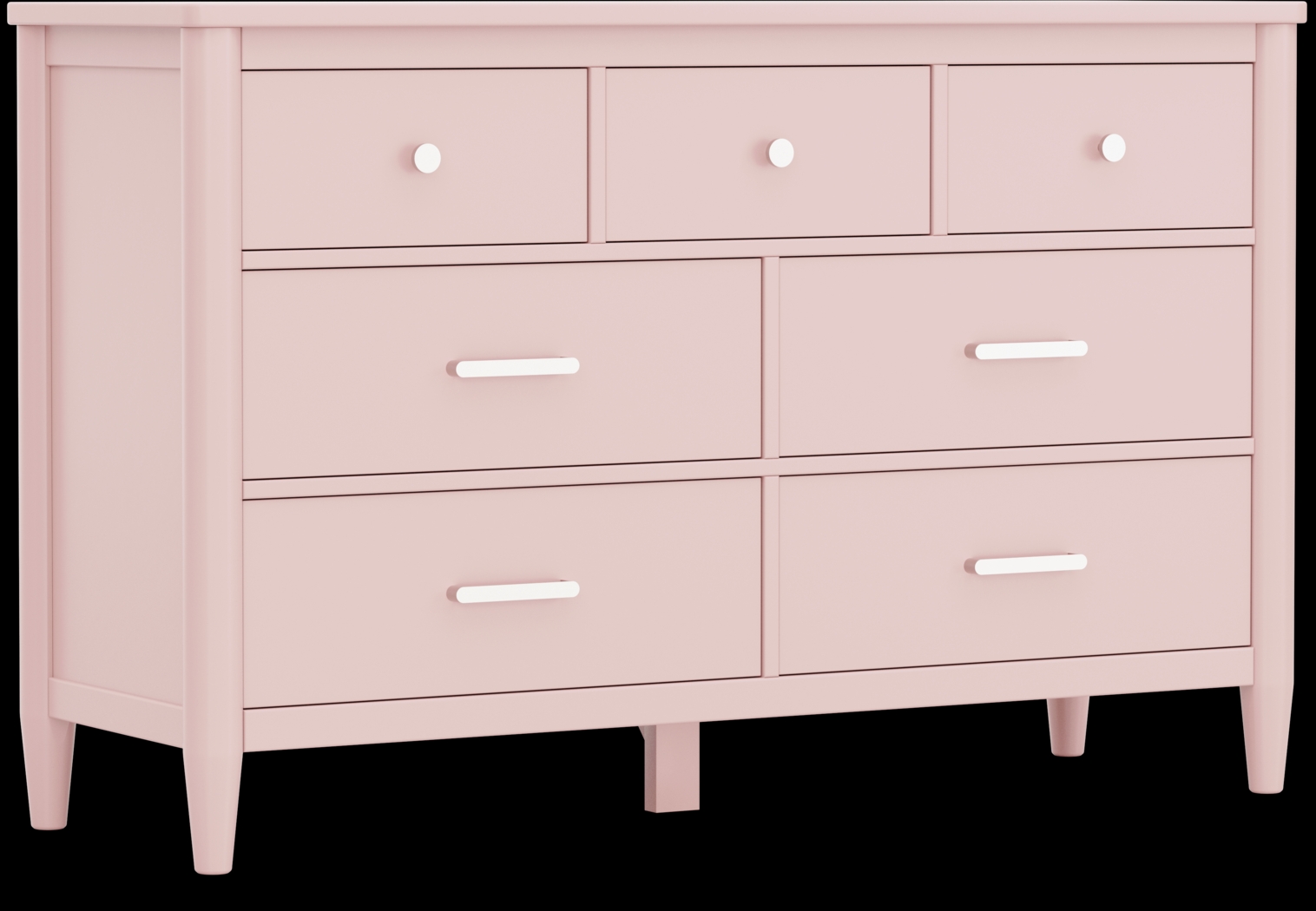 Kids Modern Colors Pink Twin Panel Bedroom - Thumbnail - Image 5