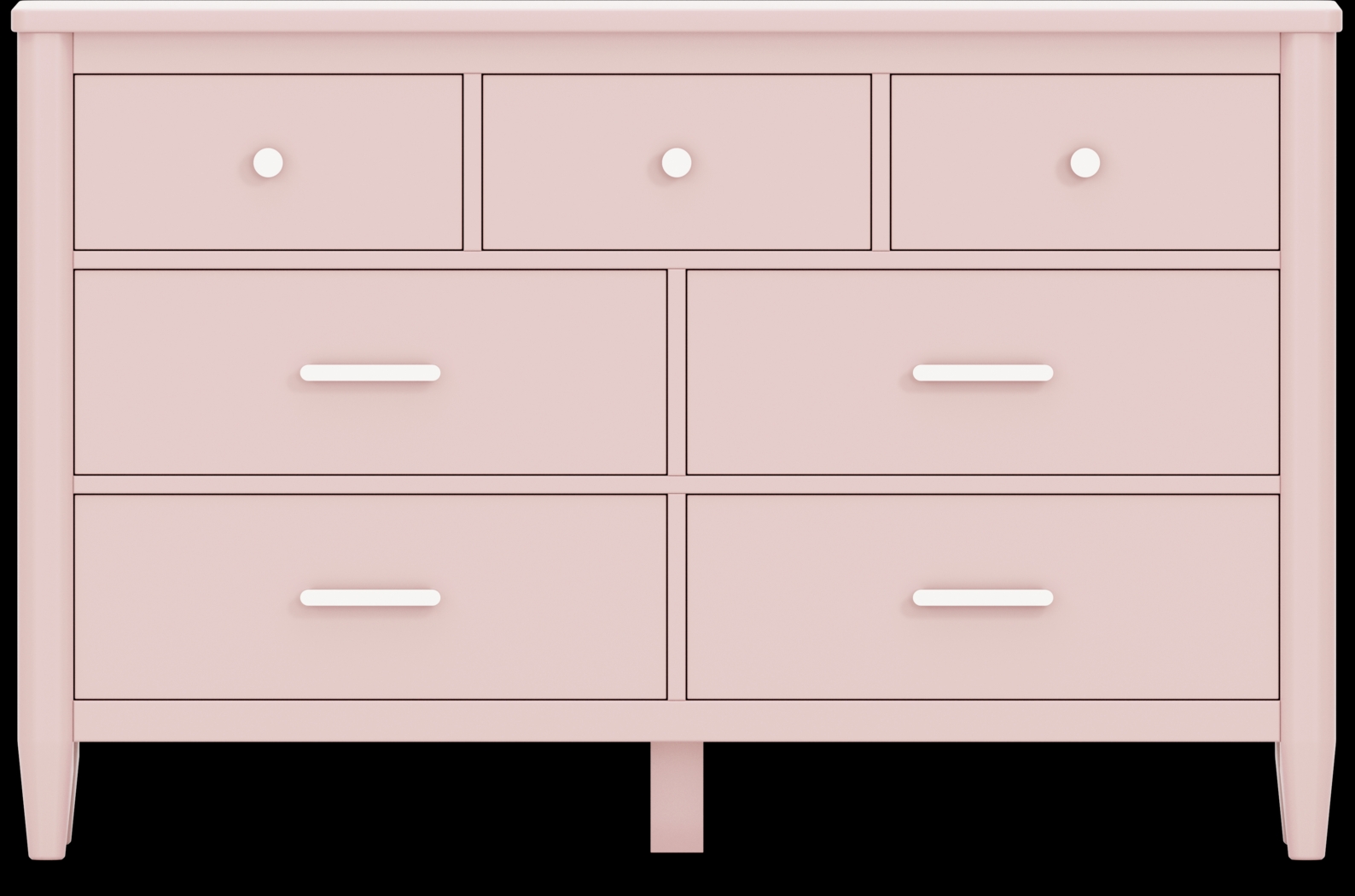 Kids Modern Colors Pink Twin Panel Bedroom - Thumbnail - Image 4
