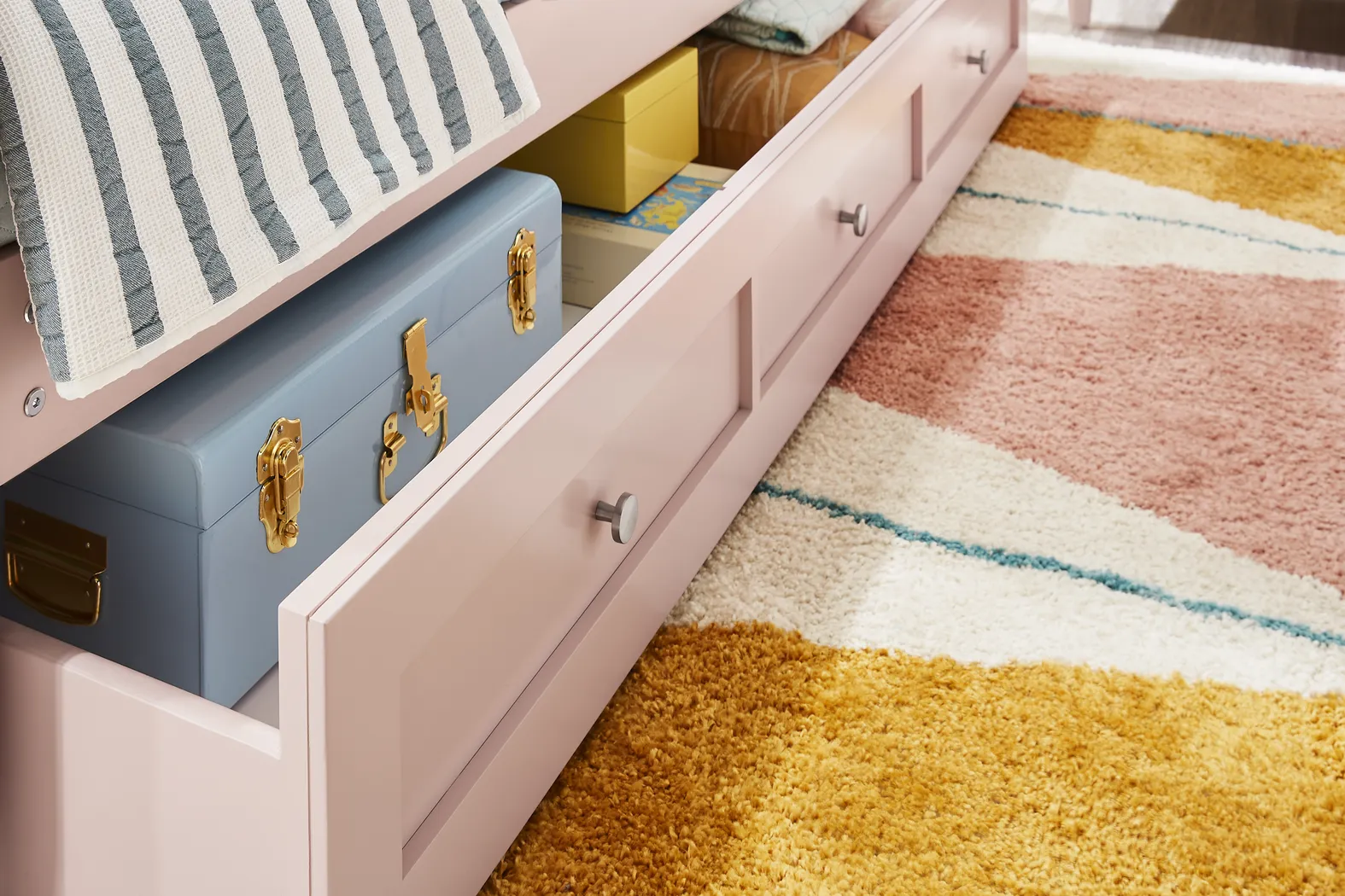 Kids Modern Colors Pink Full Daybed - Image 8