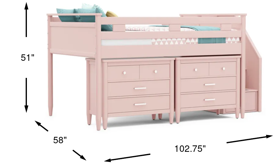 Dimension Image. Please refer to the Dimension Tab on this page for dimension details.