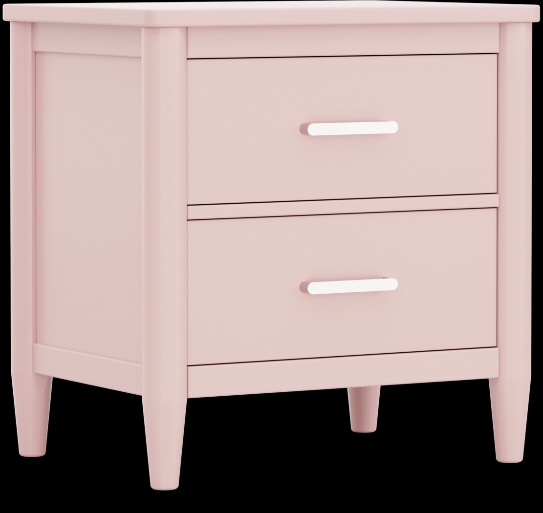 Kids Modern Colors Pink Nightstand - Thumbnail - Image 2