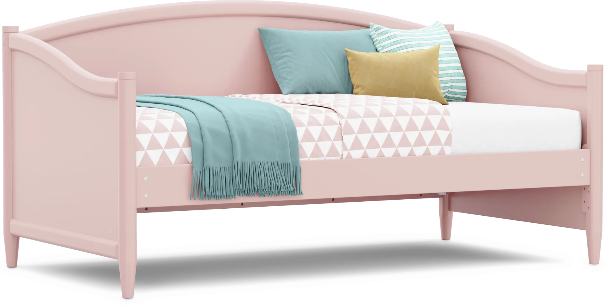 Kids Modern Colors Pink Twin Daybed - Thumbnail - Image 3