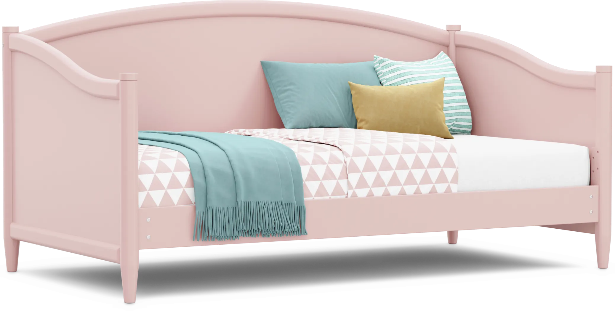Kids Modern Colors Pink Twin Daybed - Thumbnail - Image 1