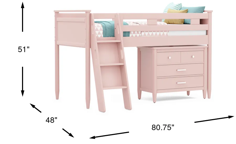 Dimension Image. Please refer to the Dimension Tab on this page for dimension details.