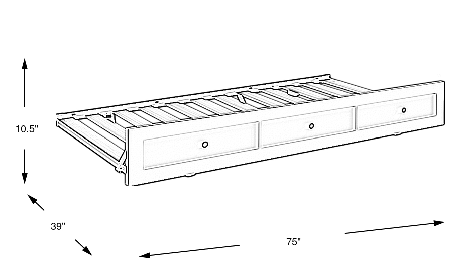 Dimension Image. Please refer to the Dimension Tab on this page for dimension details.