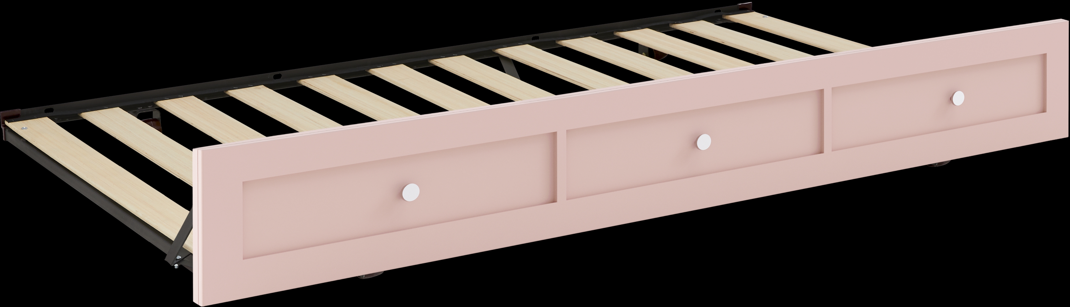 Kids Modern Colors Pink Twin Trundle - Thumbnail - Image 1