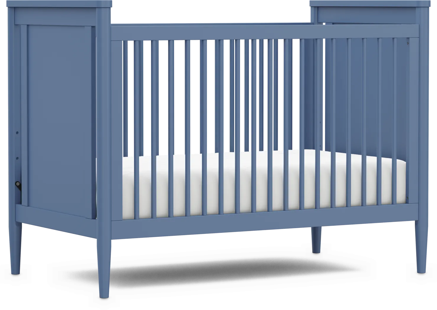 Kids Modern Colors Slate Blue 3-in-1 Convertible Crib - Thumbnail - Image 1