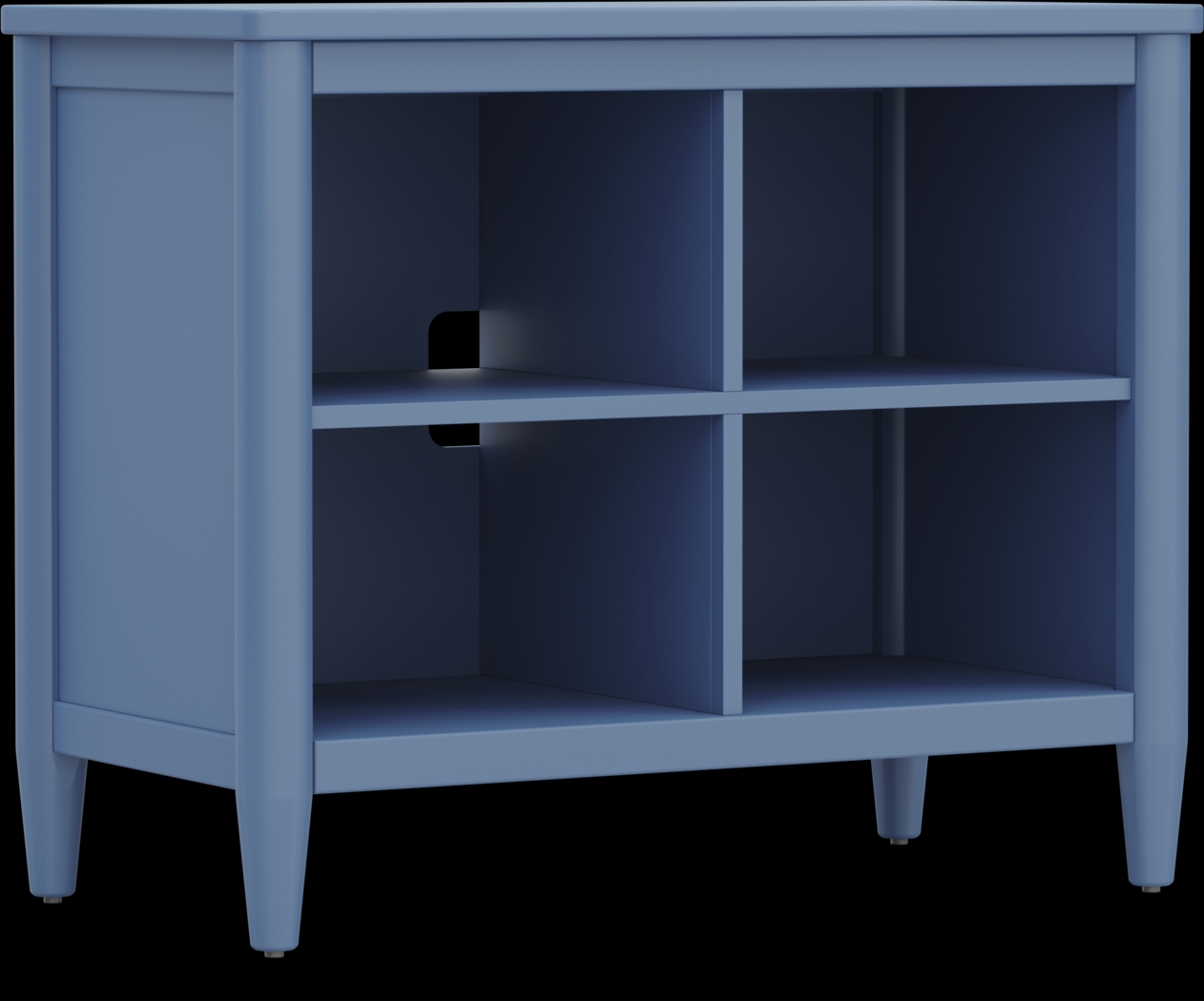 Kids Modern Colors Slate Blue 37" Bookcase - Thumbnail - Image 2
