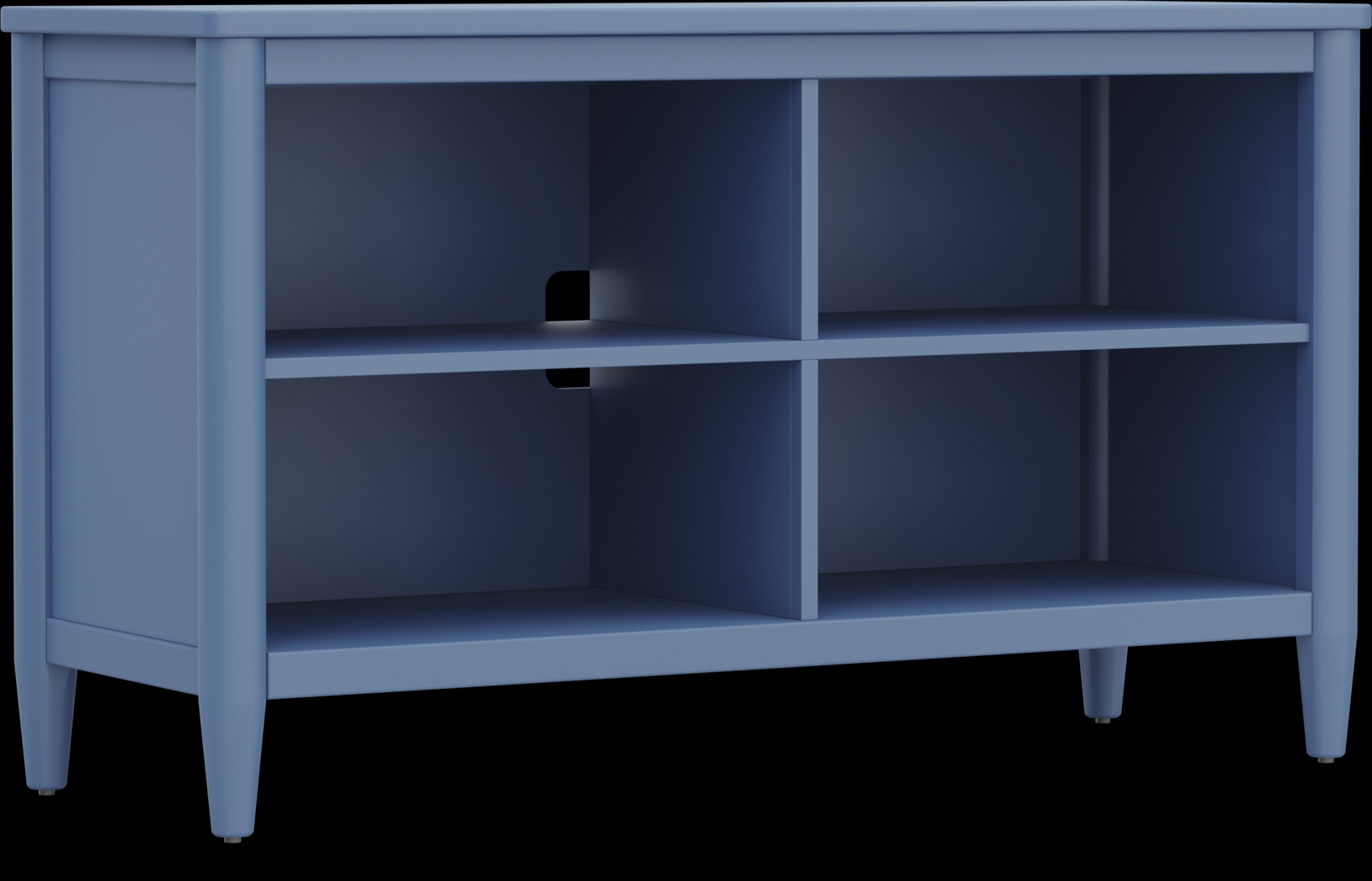 Kids Modern Colors Slate Blue 52" Bookcase - Thumbnail - Image 2