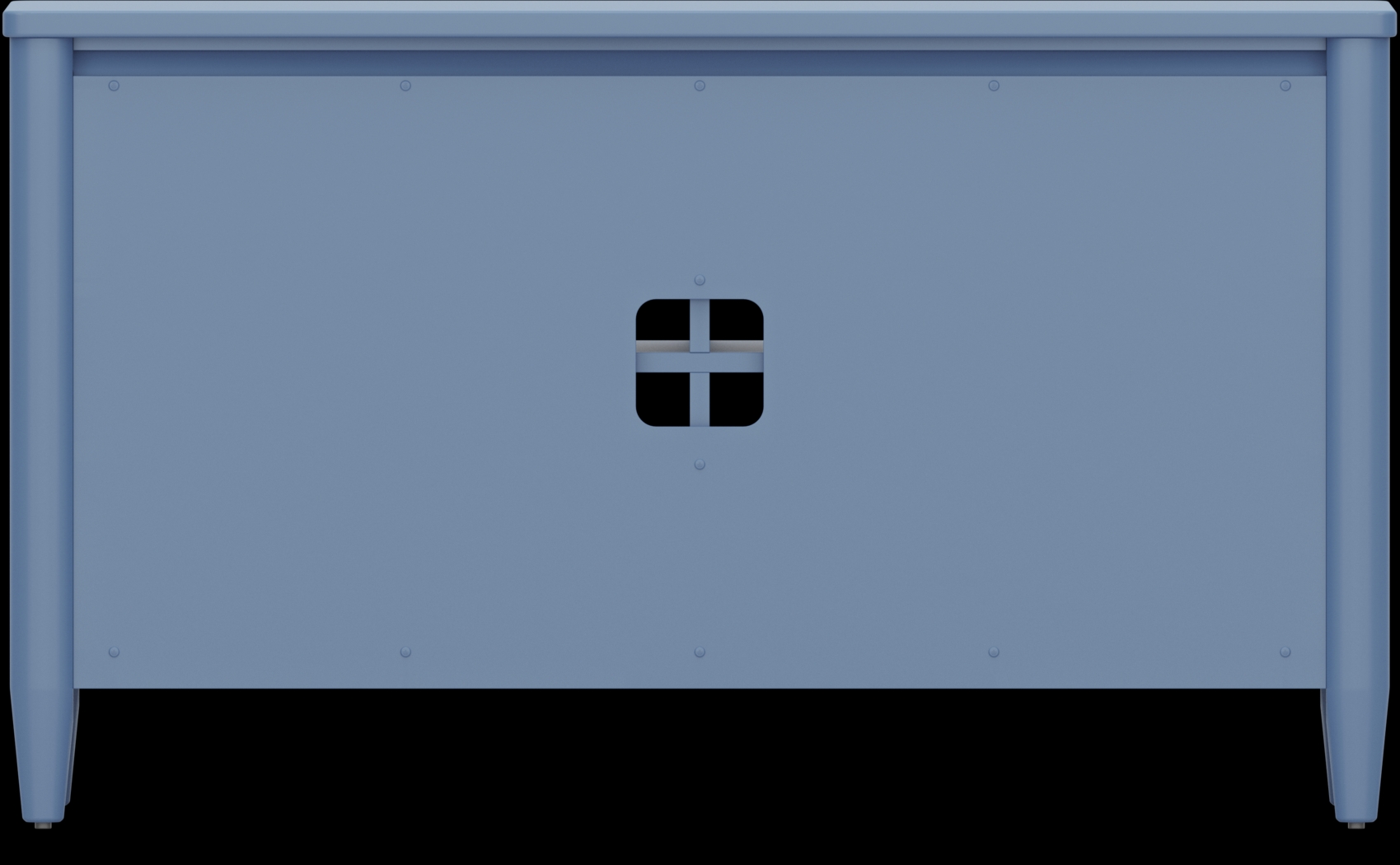 Kids Modern Colors Slate Blue 52" Bookcase - Thumbnail - Image 3