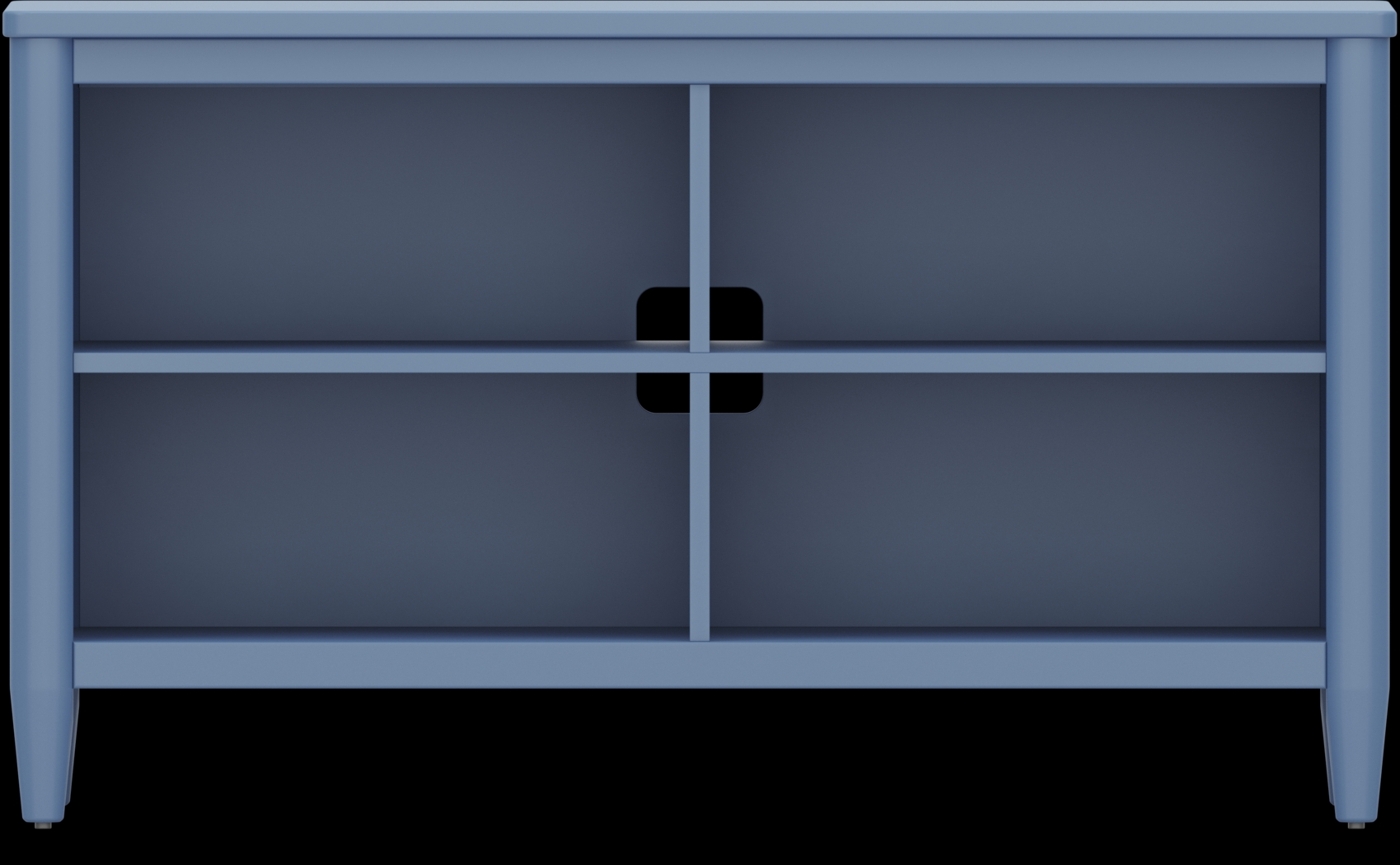 Kids Modern Colors Slate Blue 52" Bookcase - Thumbnail - Image 1