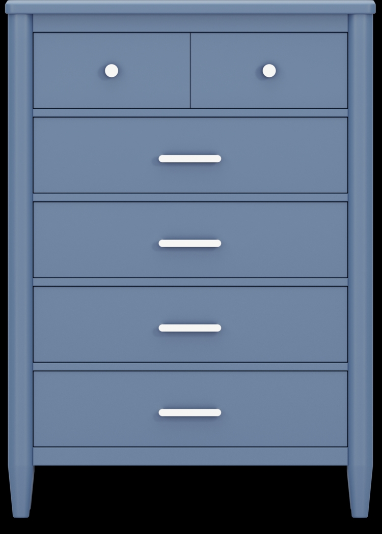 Kids Modern Colors Slate Blue Chest - Thumbnail - Image 1