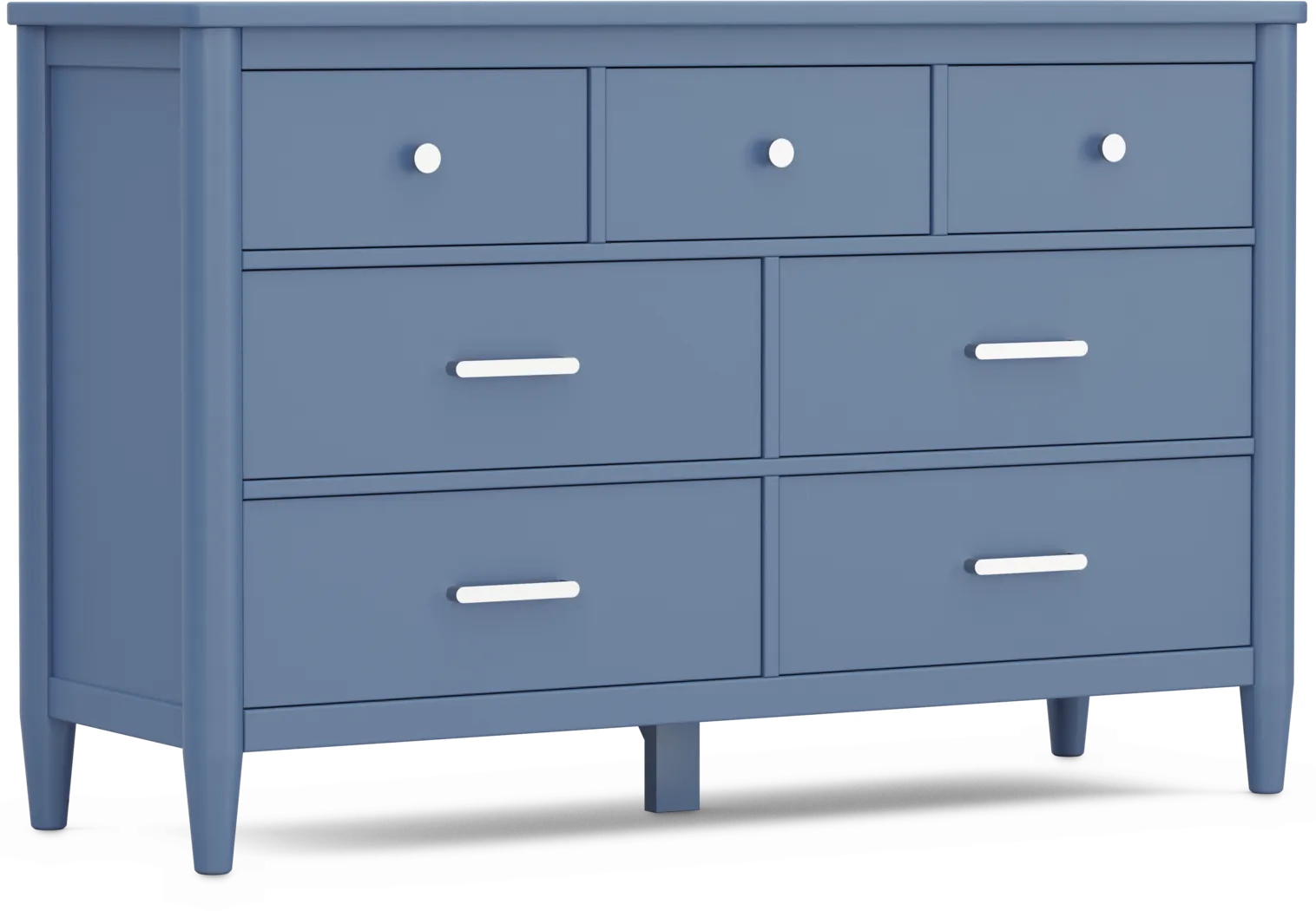 Kids Modern Colors Slate Blue Full Panel Bedroom - Thumbnail - Image 6