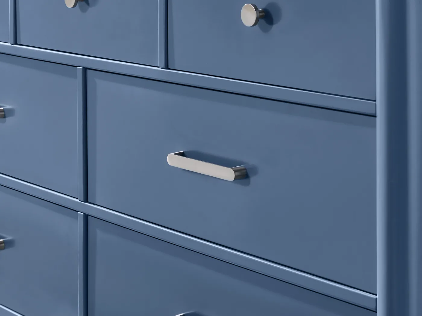 Kids Modern Colors Slate Blue Full Panel Bedroom - Thumbnail - Image 9