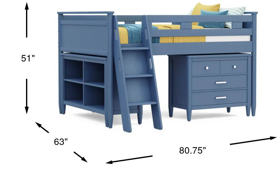 Dimension Image. Please refer to the Dimension Tab on this page for dimension details.