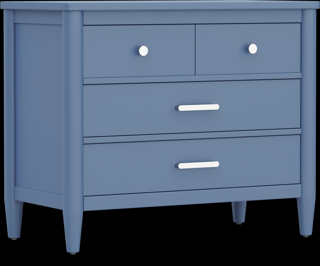 Kids Modern Colors Slate Blue Loft Chest - Thumbnail - Image 2