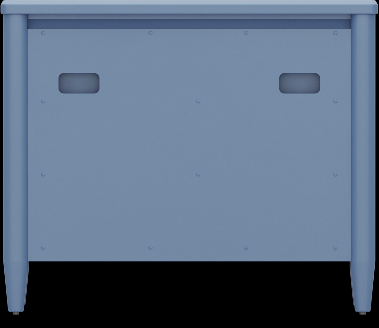 Kids Modern Colors Slate Blue Loft Chest - Thumbnail - Image 3