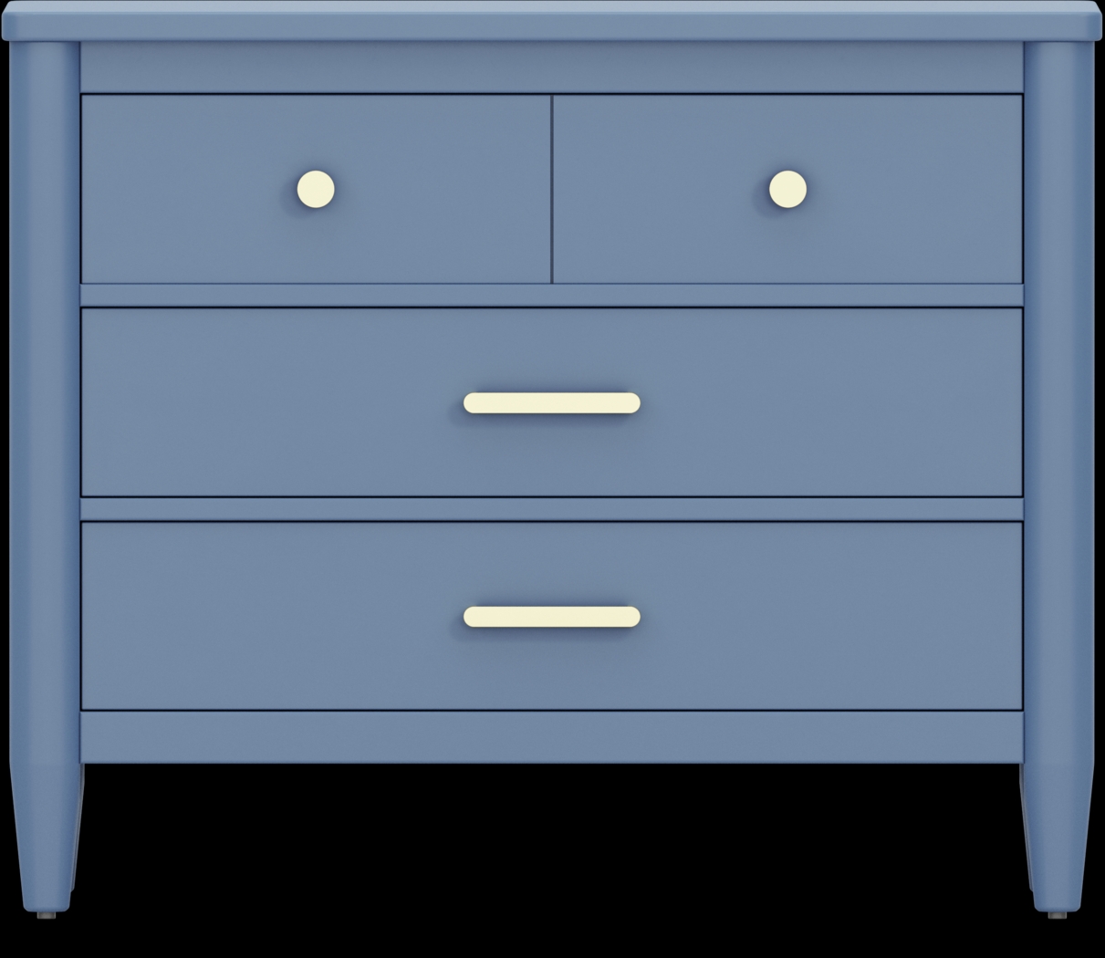 Kids Modern Colors Slate Blue Loft Chest - Thumbnail - Image 4