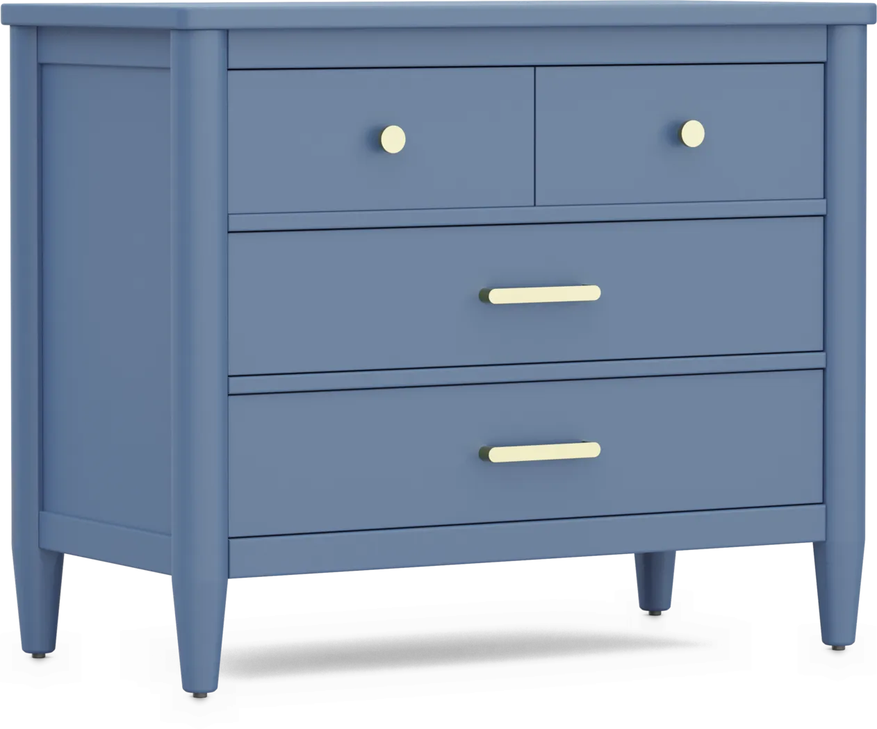 Kids Modern Colors Slate Blue Loft Chest - Image 5
