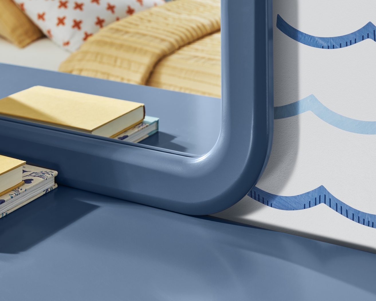 Kids Modern Colors Slate Blue Twin Panel Bedroom - Thumbnail - Image 12