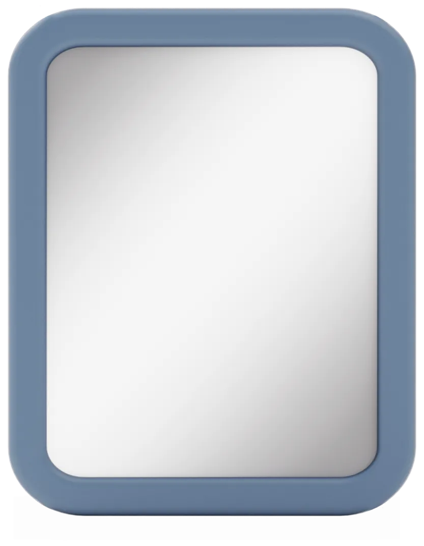 slate blue mirror