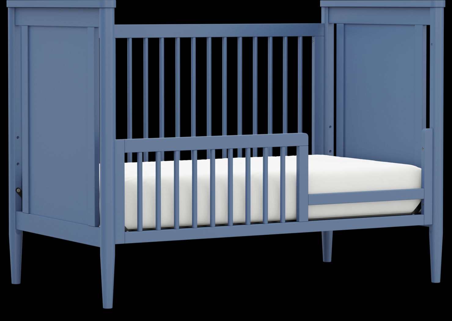 Kids Modern Colors Slate Blue Toddler Rail - Thumbnail - Image 1