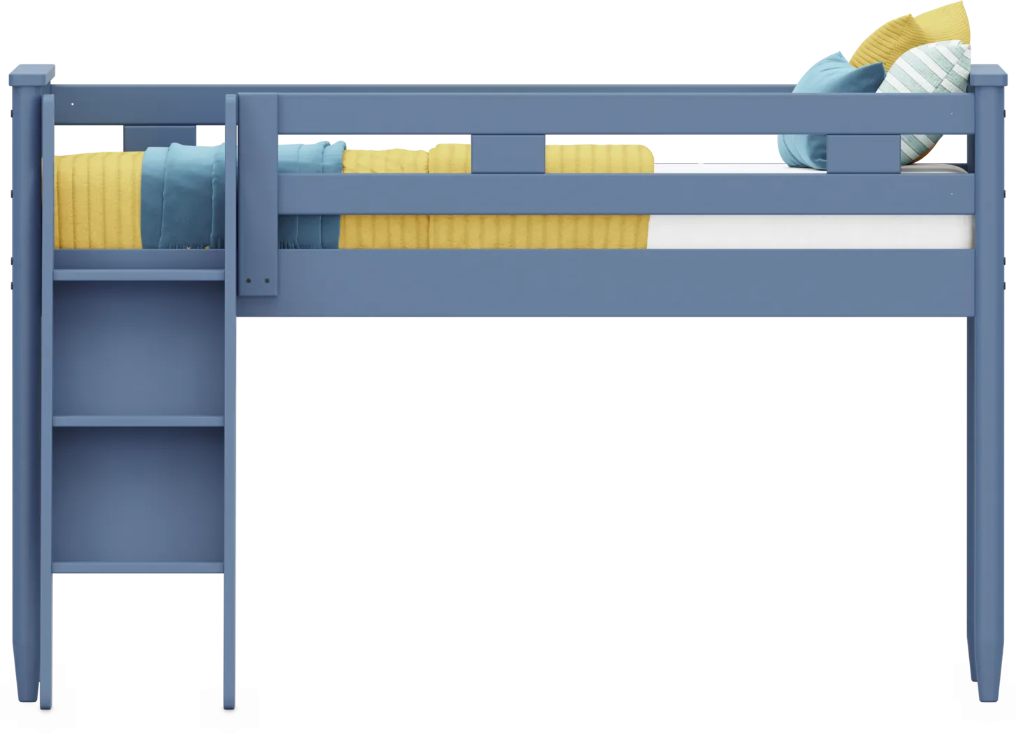 Kids Modern Colors Slate Blue Twin Loft - Thumbnail - Image 2