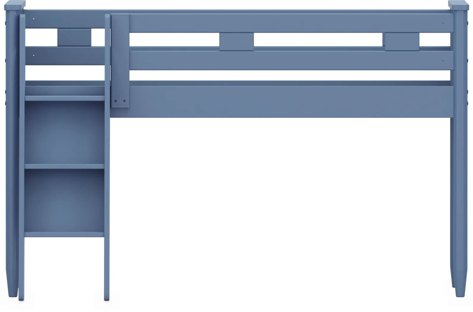 Kids Modern Colors Slate Blue Twin Loft - Image 5