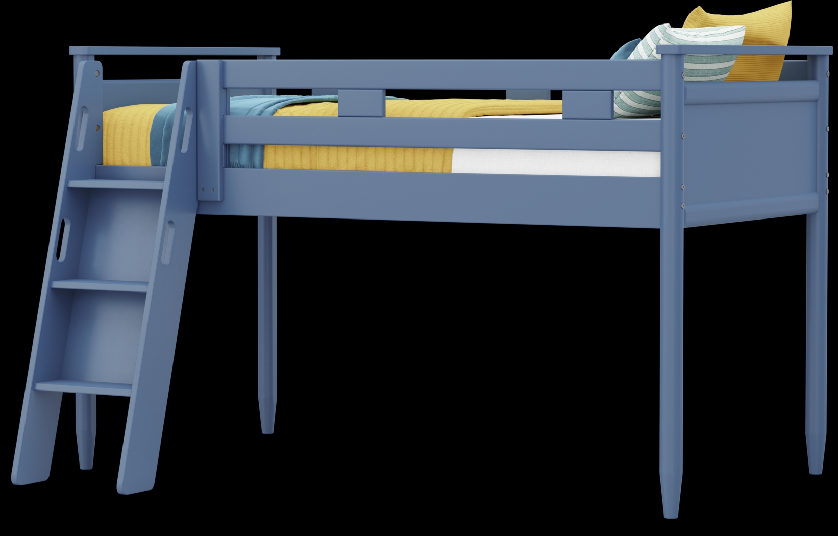 Kids Modern Colors Slate Blue Twin Loft - Thumbnail - Image 3