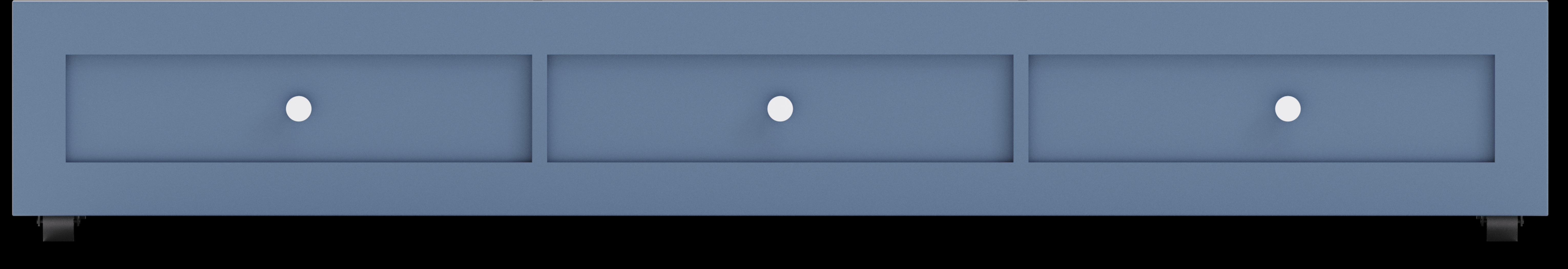 Kids Modern Colors Slate Blue Twin Storage Trundle - Thumbnail - Image 2