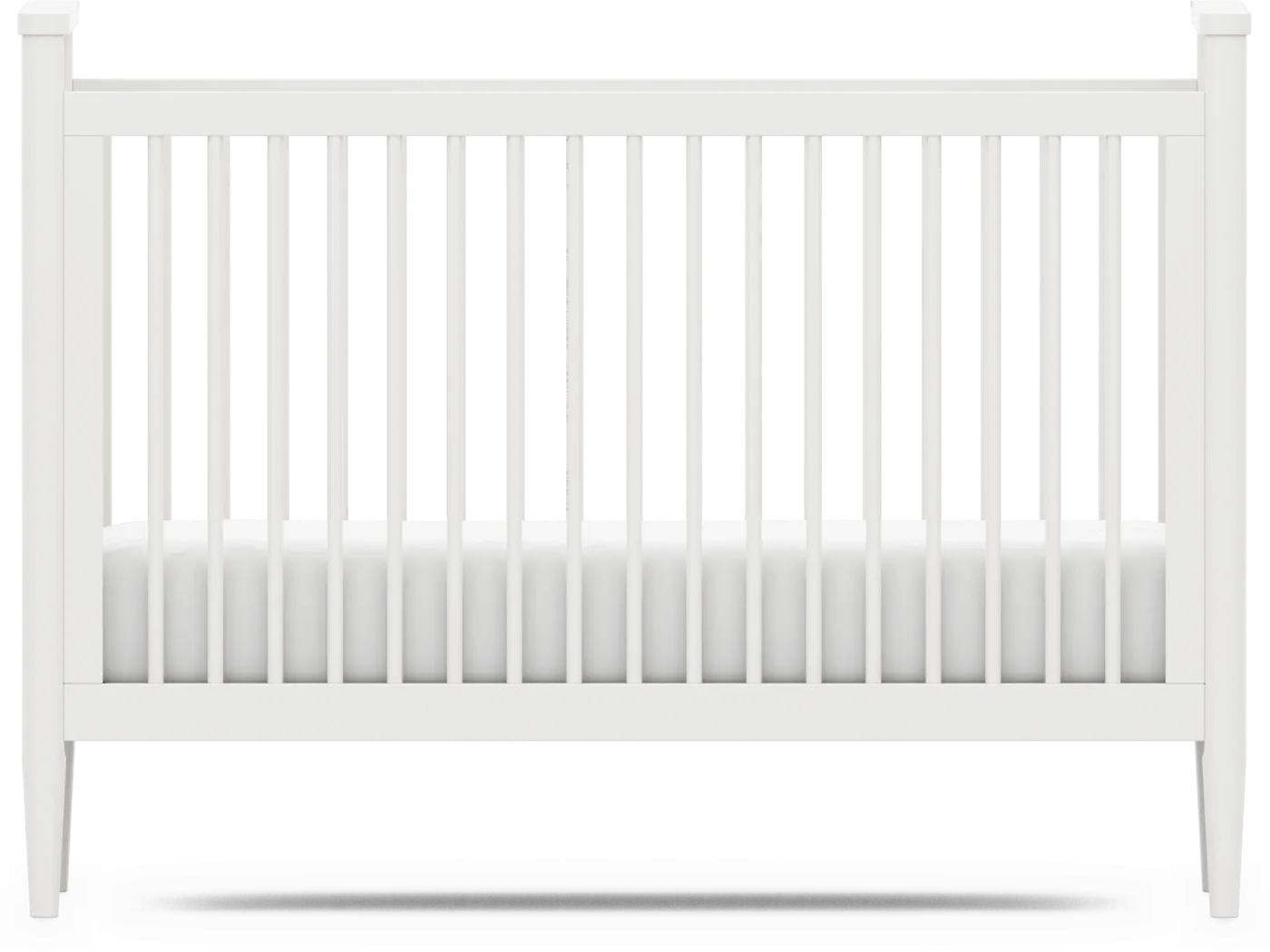 Kids Modern Colors White 3-in-1 Convertible Crib - Thumbnail - Image 3