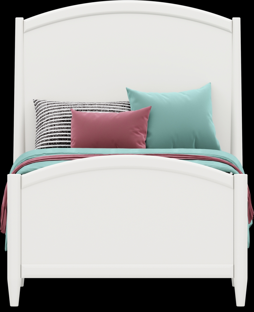 Kids Modern Colors White Twin XL Panel Bedroom - Thumbnail - Image 4