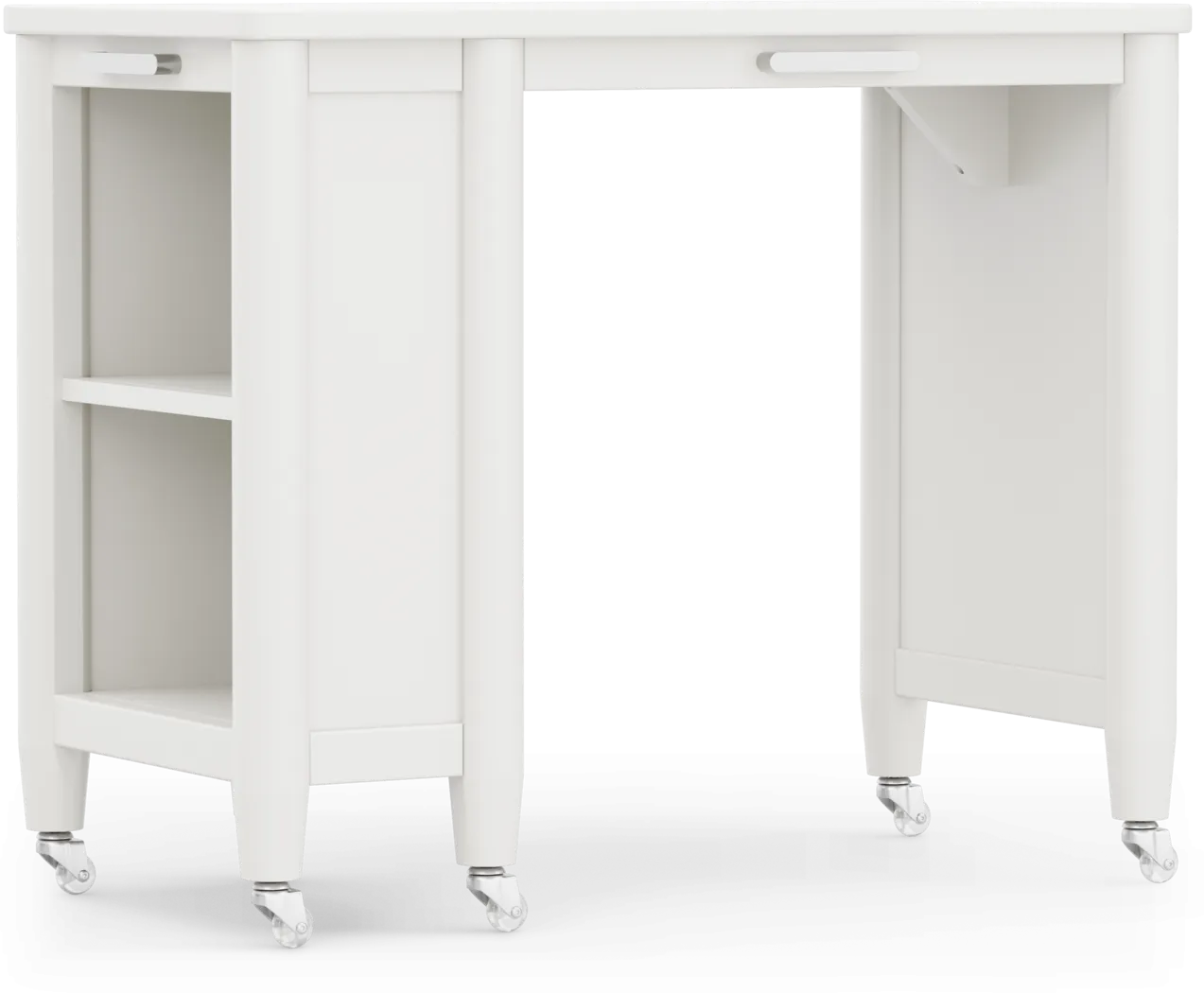 Kids Modern Colors White Caster Desk - Thumbnail - Image 2