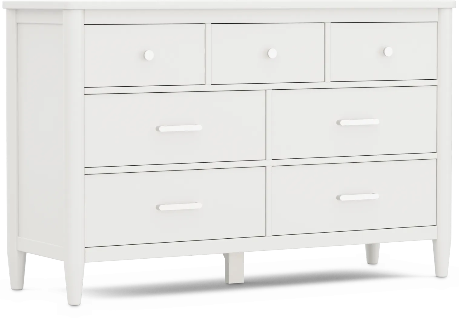 Kids Modern Colors White Dresser - Thumbnail - Image 3