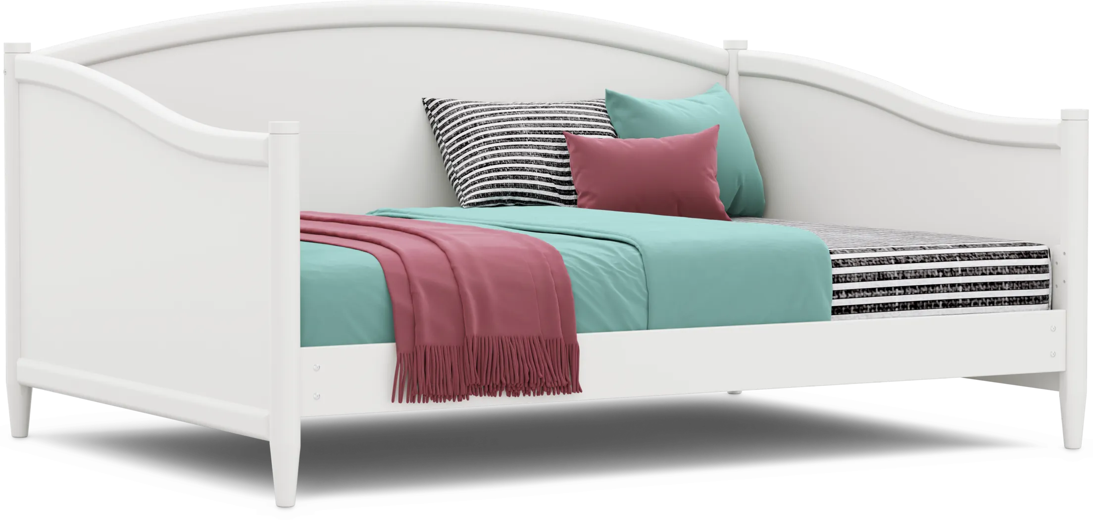 Kids Modern Colors White Full Daybed - Thumbnail - Image 1